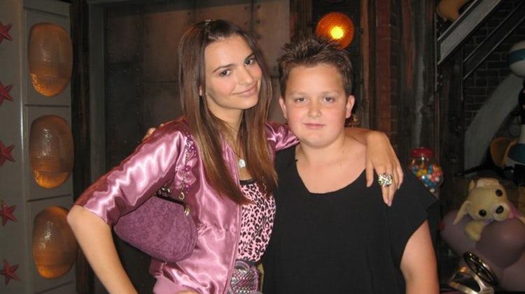 Emily Ratajkowski in ICarly Emily durante la prima esperienza in tv