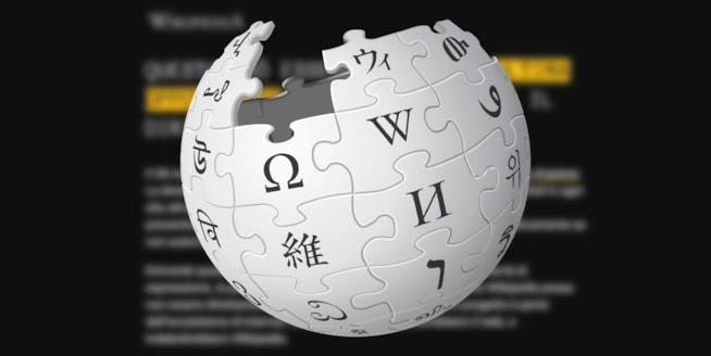 Wikipedia protesta contro la riforma del copyright Il logo di Wikipedia su uno sfondo nero