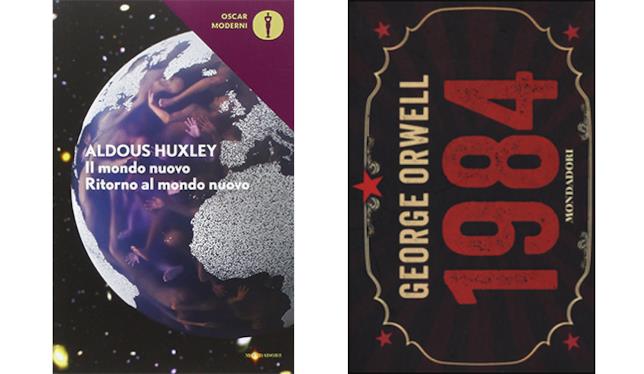 Huxley e Orwell, primi teoristi del mondo totalitario Cover di Il Mondo Nuovo e 1984