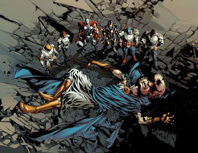Mike Deodato Jr. lascia Marvel dopo oltre 20 anni Una delle tavole di Original Sin illustrate da Mike Deodato Jr.