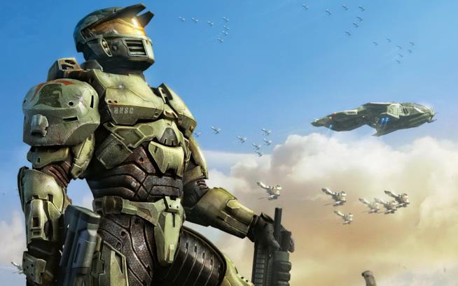Halo Wars 2, trailer e video gameplay dalla beta multiplayer Master Chief posa fiero in un artwork di Halo Wars