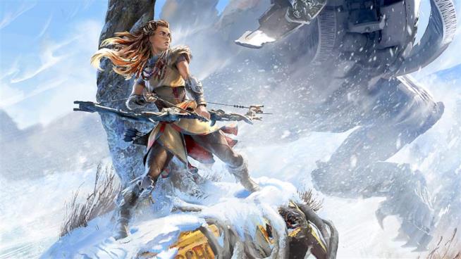 Aloy combatte tra i ghiacci in un video del DLC di Horizon: Zero Dawn Aloy combatte tra i ghiacci nel DLC di Horizon: Zero Dawn