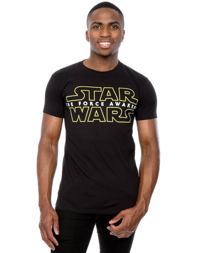 Star Wars Uomo The Force Awakens con logo Maglietta Star Wars Uomo The Force Awakens