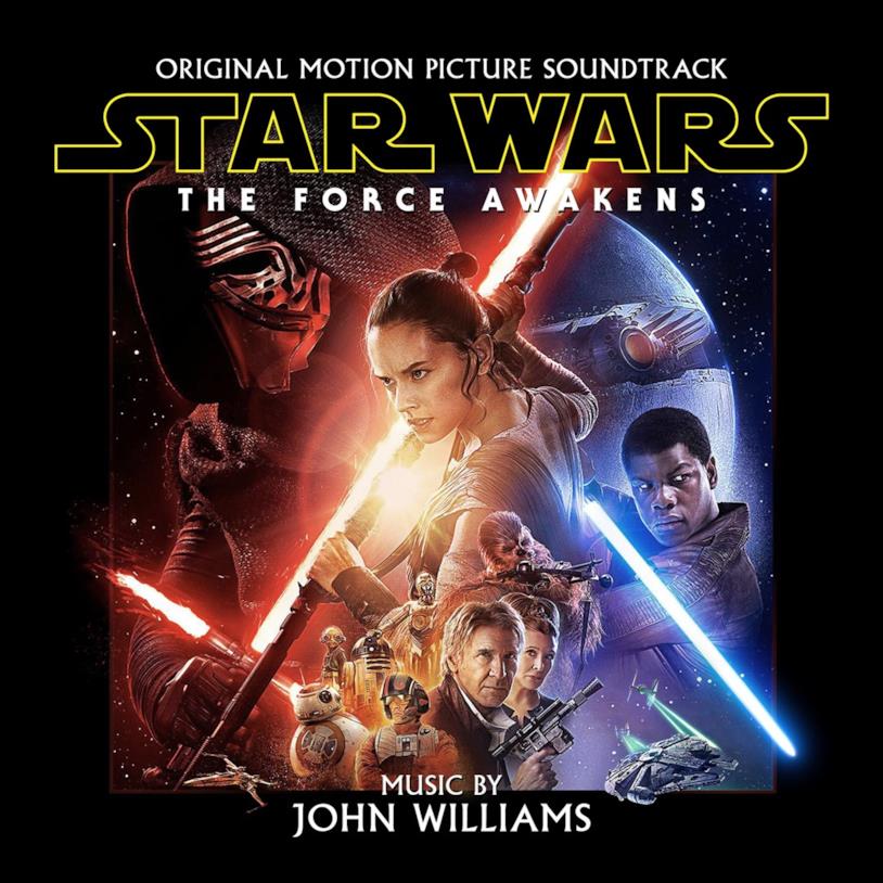 Colonna sonora Star Wars Episodio VII Copertina del CD Star Wars Episodio VII