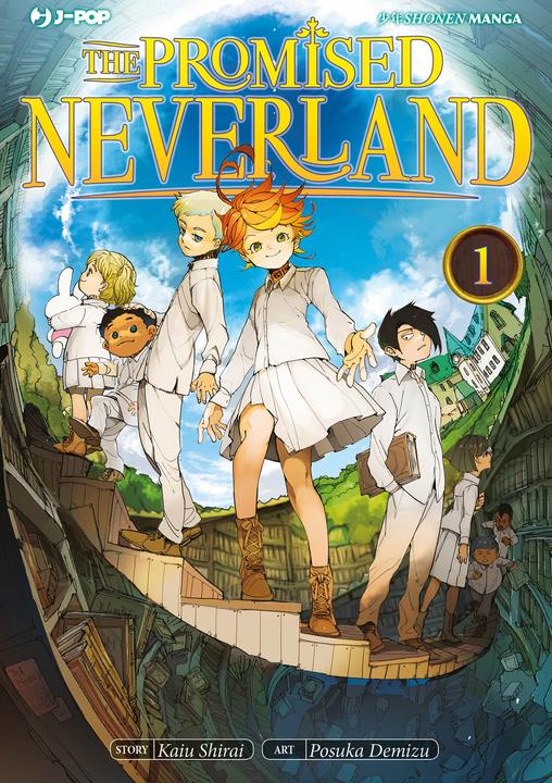 La cover di The Promised Neverland La copertina di The Promised Neverland