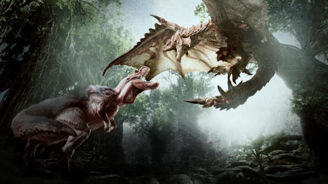 Monster Hunter World, la modalità multiplayer appare in un nuovo video gameplay Un artwork promozionale di Monster Hunter World