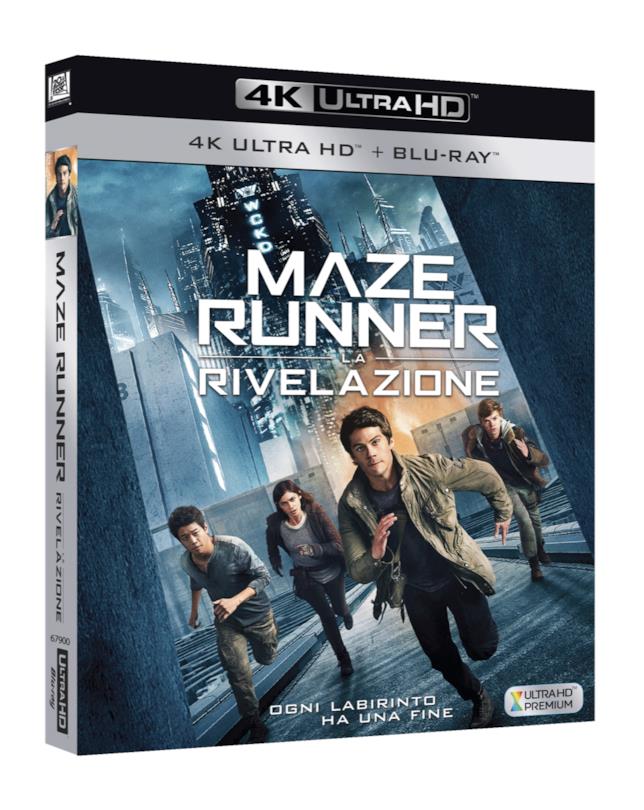 Maze Runner: la Rivelazione in 4K Ultra HD Maze Runner: la Rivelazione. L'edizione home video in 4K Ultra HD