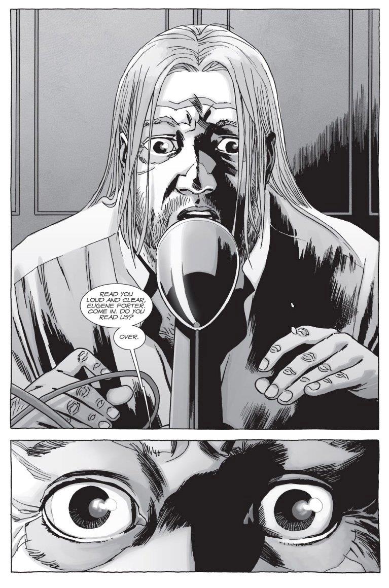 The Walking Dead: Eugene alla radio, nel fumetto The Walking Dead: il contatto via radio di Eugene, nel fumetto