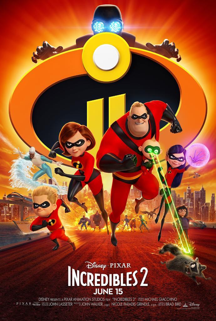 Gli Incredibili 2: poster ufficiale Gli Incredibli nel poster ufficiale del secondo film
