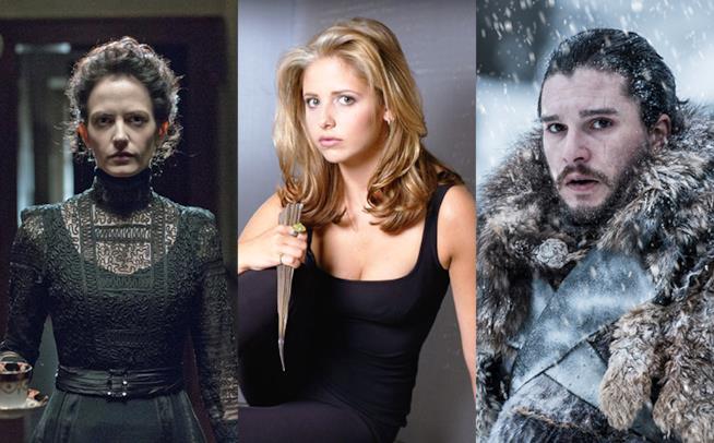 Top 10 delle migliori serie TV fantasy Immagini tratte da Penny Dreadful, Buffy e Game of Thrones