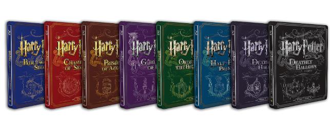 Harry Potter Steelbook (singoli DVD) I cofanetti dell'edizione limitata Steelbook di Harry Potter