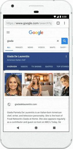 Google compie 20 anni e lancia nuove funzioni Esempio di AMP Story su Google