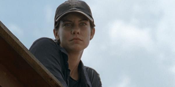 Ci sono stati degli omaggi a Glenn e Abraham nel midseason finale di The Walking Dead. Li avete notati? Maggie Greene in una scena dell'episodio 7x08 di The Walking Dead