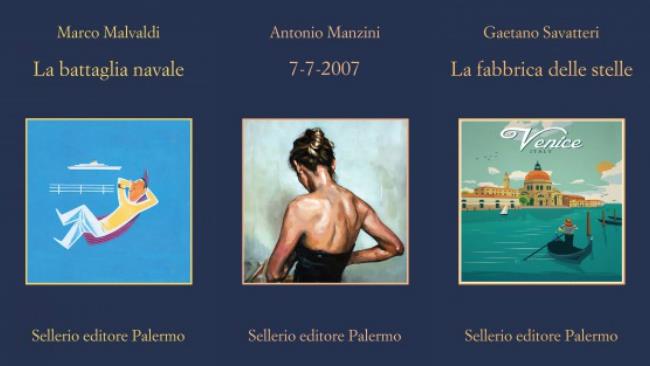 Arrivano i nuovi romanzi di gialli di Malvaldi, Manzini e Savatteri Le copertine dei tre romanzi di Malvaldi, Manzini e Savatteri