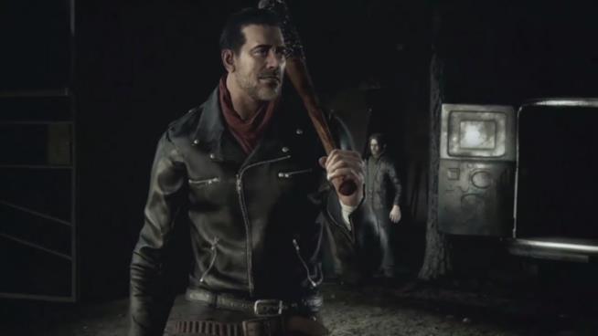 Negan, accompagnato dalla sua Lucille, entra a far parte del roster di Tekken 7 Negan in una scena di Tekken 7