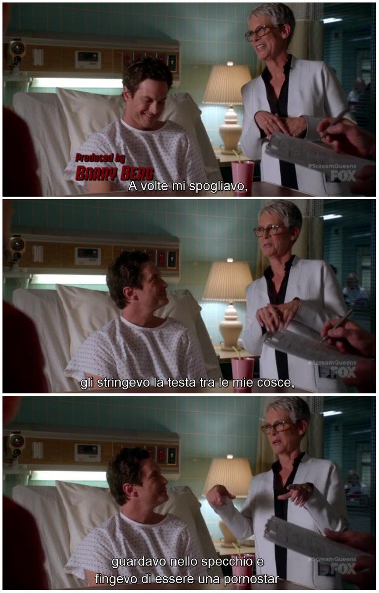 Scream Queens 2x08 Cathy Munsch e Wes Gardner parlano della loro storia