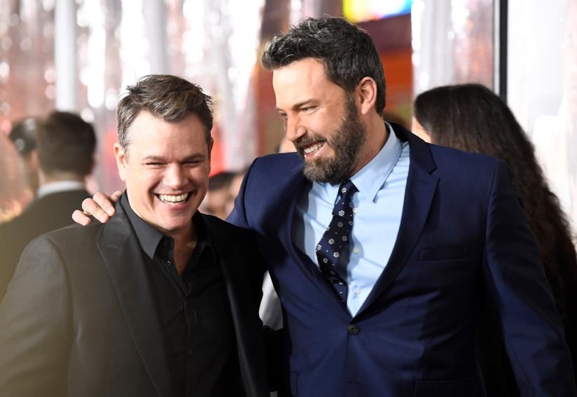 Gli attori Matt Damon e Ben Affleck Gli amici e colleghi Matt Damon e Ben Affleck