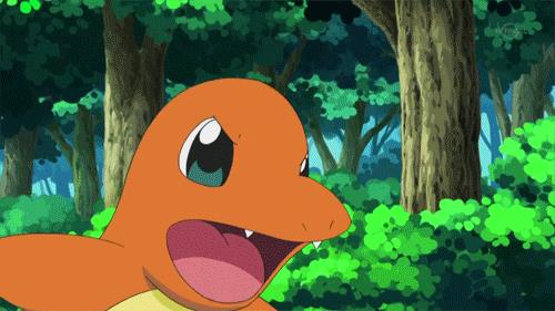 Charmander è uno dei Pokémon più rari in Let's Go Una GIF di Charmander