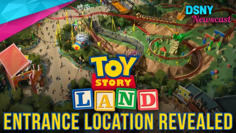 Toy Story Land, in arrivo la prossima estate la nuova attrazione Toy Story Land vista dall'alto
