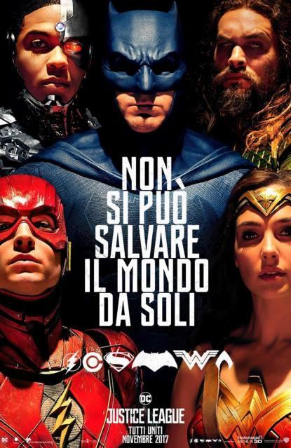 Justice League, gli eroi riuniti per salvare la Terra Il nuovo poster ufficiale di Justice League