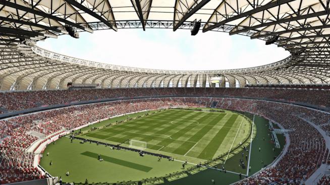 PES 2018, data di uscita svelata da Amazon Visuale dall'alto per uno degli stadi di PES 2017