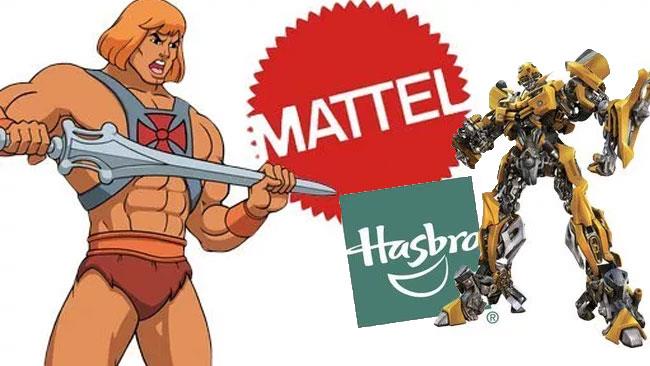 Fusione in vista per Hasbro e Mattel? I logi di Hasbro e Mattel, due delle più iconiche e longeve produttrici di giocattoli