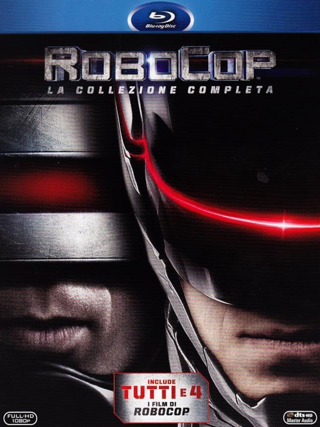 La cover della collezione completa di RoboCop La copertina della collezione di RoboCop