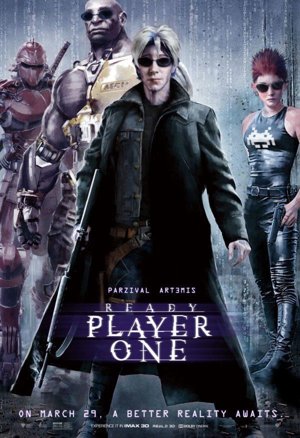 Ready Player One omaggia Matrix La locandina di Matrix ricreata in Ready Player One