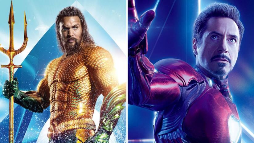 Tutte le nomination dei Saturn Awards 2019 tra cinema e serie TV A sinistra Aquaman e a destra Iron Man