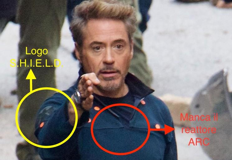 Tony Stark nel dettaglio Tony Stark nel dettaglio in Avengers 4