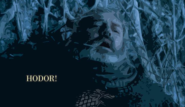 Le ultime parole dei personaggi di Game of Thrones Hodor in Game of Thrones