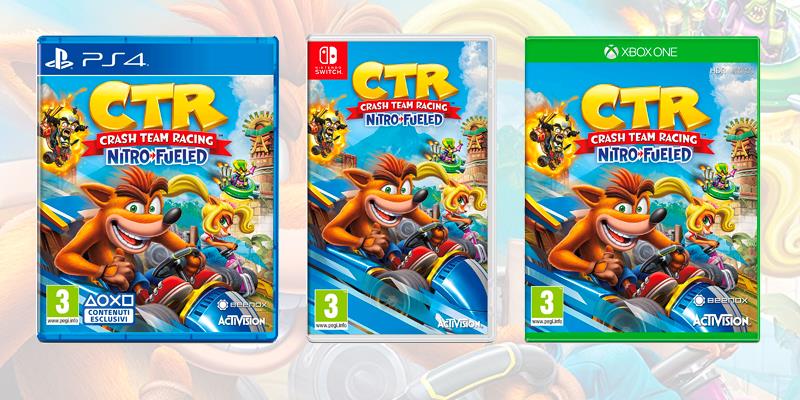 Crash Team Racing Nitro-Fueled per PS4, Xbox One e Nintendo Switch Crash Team Racing Nitro-Fueled è in offerta su Amazon Italia