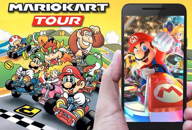 Mario Kart correrà anche su smartphone e tablet Mario Kart Tour sgasa su iOS e Android