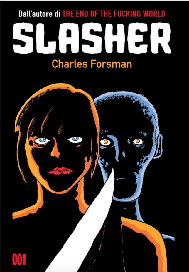 La copertina del fumetto Slasher La cover di Slasher
