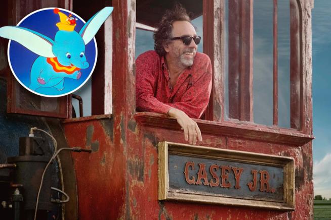 Tutte le novità su Dumbo di Tim Burton Tim Burton sul set di Dumbo