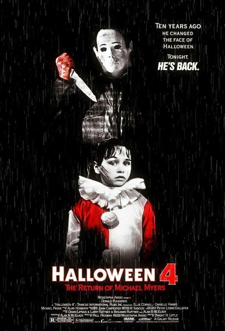 Halloween 4: la locandina La locandina di Halloween 4