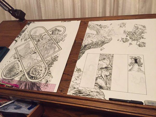 Alcune bozze del nuovo fumetto su Batman e Wonder Woman targato DC Bozze del nuovo fumetto su Batman e Wonder Woman mostrate da Liam Sharp sui social