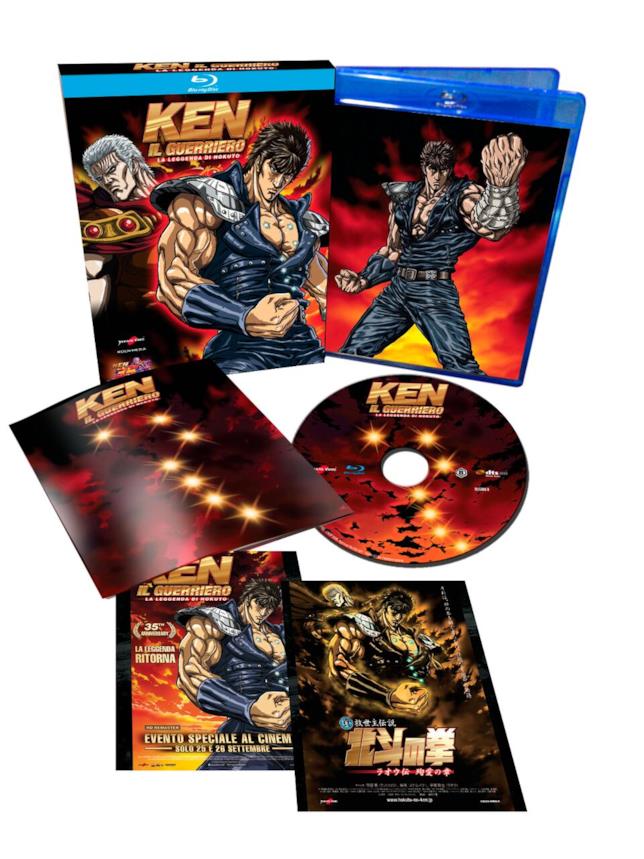 L'edizione blu-ray di Ken il Guerriero - La leggenda di Hokuto Il contenuto del blu-ray di Ken il Guerriero - La leggenda di Hokuto