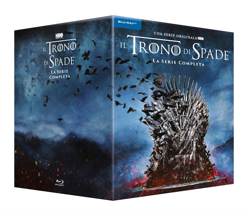 Cofanetto Blu-ray de Il Trono di Spade - Stagioni 1-8 Copertina del cofanetto Blu-ray de Il Trono di Spade