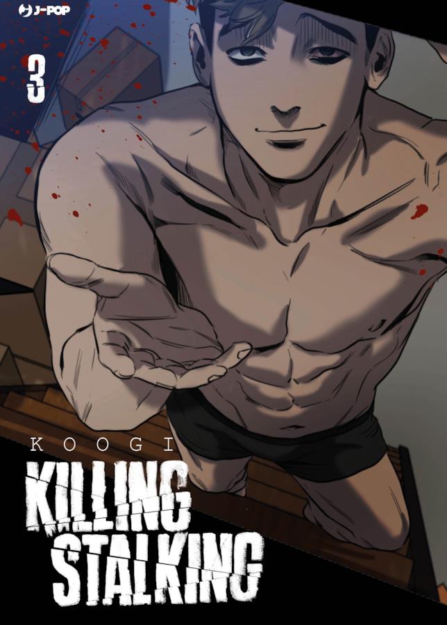 La cover del volume 3 di Killing Stalking Killing Stalking, la copertina del volume 3