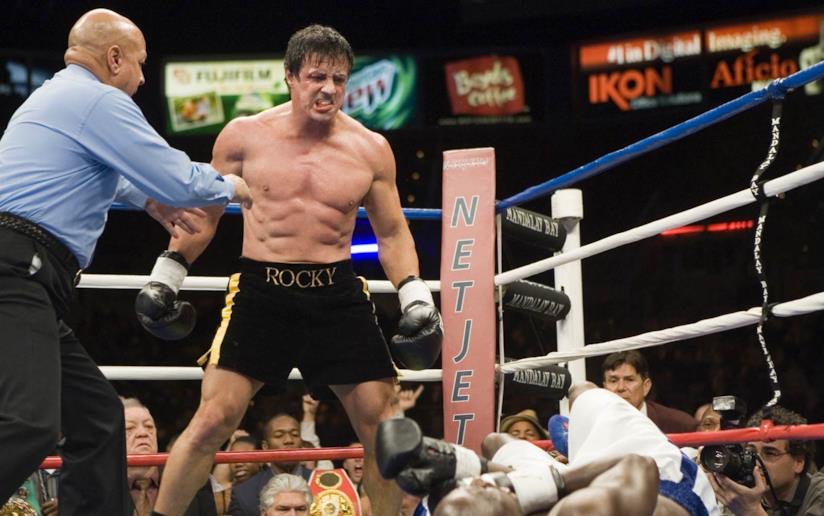 Rocky Balboa, l'ultimo capitolo della saga prima degli spin-off Creed Sylvester Stallone in una scena del film