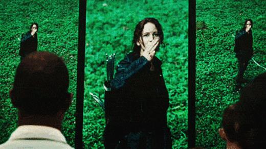 Katniss Katniss fa il segno della rivoluzione