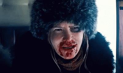 The Hateful Eight, il western verboso di Tarantino Jennifer Jason Leigh in una scena del film