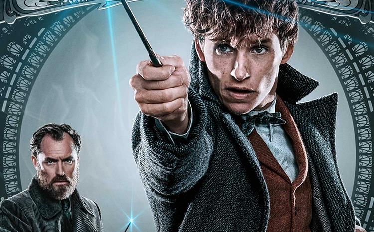 Tutti i character poster di Animali Fantastici 2 Newt e Silente nel poster di Animali Fantastici 2