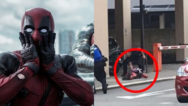 La polizia di Lugano ha arrestato Deadpool Deadpool reagisce alla notizia dell'arresto in Ticino
