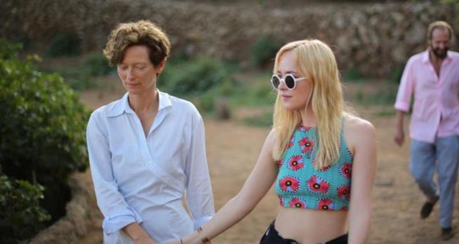 Dakota Johnson e Tilda Swinton, da A Bigger Splash al remake di Suspiria Dakota Johnson e Tilda Swinton in A Bigger Splash di Luca Guadagnino
