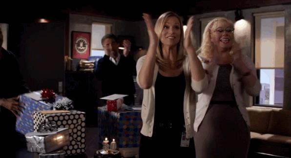 La BAU festeggia Spencer Reid La BAU e i festeggiamenti per Reid