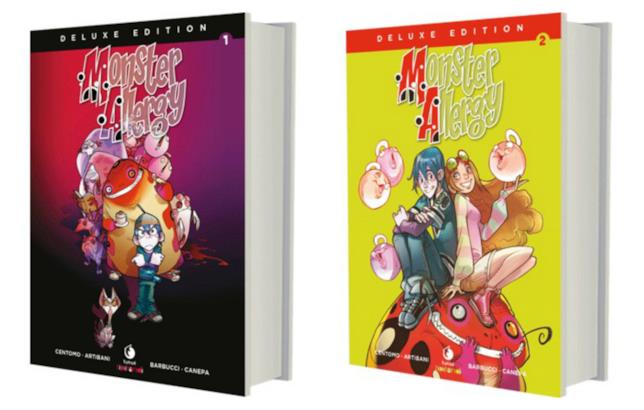 L'edizione completa di Monster Allergy I due volumi dell'edizione completa di Monster Allergy per Tunué