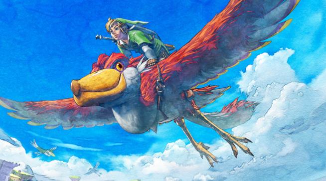 Nasce la prima escape room ispirata a The Legend of Zelda Link in volo in un artwork ufficiale di The Legend of Zelda: Skyward Sword