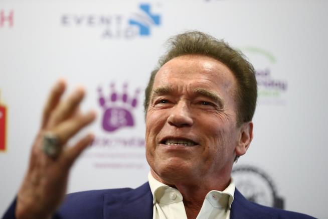 Arnold Schwarzenegger si scusa per il modo in cui ha trattato le donne Arnold Schwarzenegger durante una conferenza stampa al Melbourne Convention and Exhibition Centre